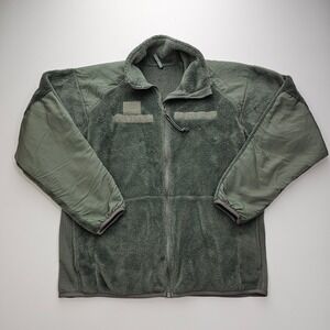 Peckham‎ US Military ECWCS Gen III L3 Polartec Fleece Jacket Green Medium Long